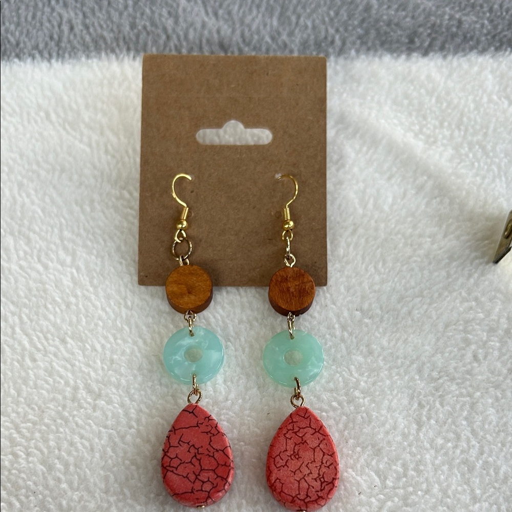 Elegant Multicolor Dangle Earrings